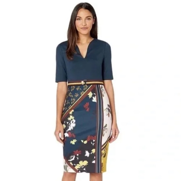 TED BAKER Martiy Savanah Dress as Seen on Marie Osmond Vanity Sizing 4 (8-10 US) - Picture 2 of 14
